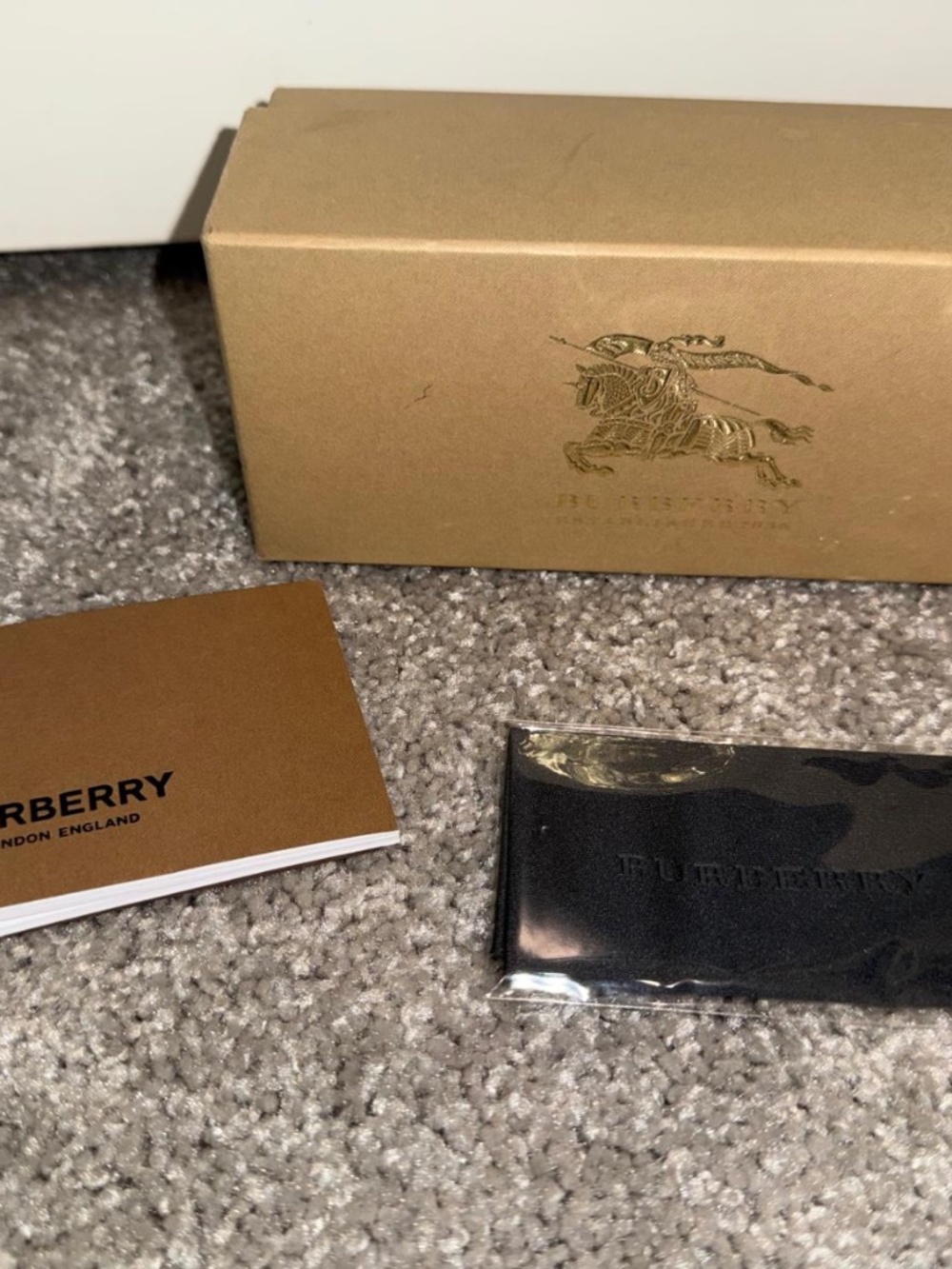 Authentic Burberry Brown Eyeglasses Sunglasses Empty Gift Box Only